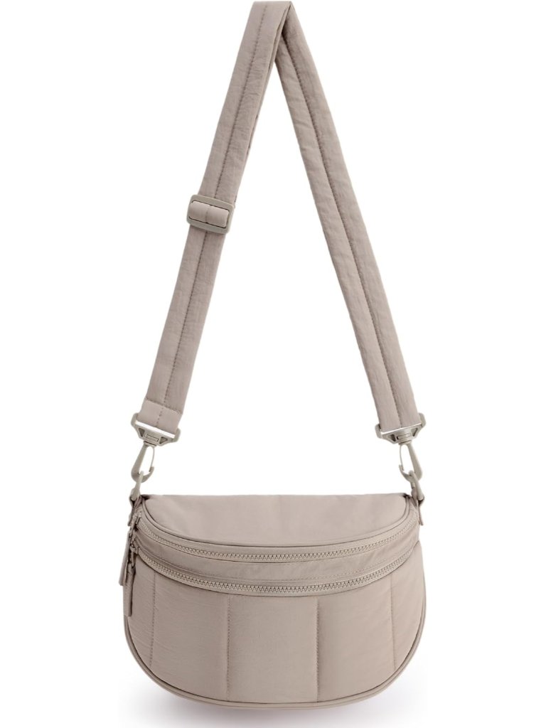 Crossbody Bags For Women Travel Purse, Puffer Bum Bag Handbag Wallets, Crossbody